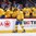 MONTREAL, CANADA - DECEMBER 28: Sweden's Joel Eriksson Ek #20 celebrates at the bench after giving his team a 1-0 lead over Switzerland during preliminary round action at the 2017 IIHF World Junior Championship. (Photo by Andre Ringuette/HHOF-IIHF Images)

